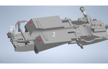Сборная модель МОСКВИЧ СА-1958гг