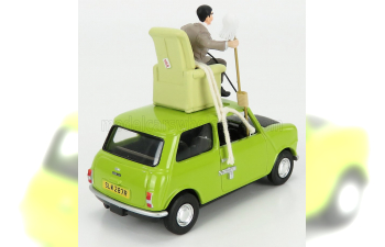 AUSTIN Mini With Figure Mr. Bean (1970), Green Black