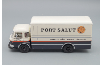 SAVIEM Without Card Box - Senza Scatola - Jm200 Truck G.Bonnevialle Transports Port Salut 2-assi (1963), Cream Black