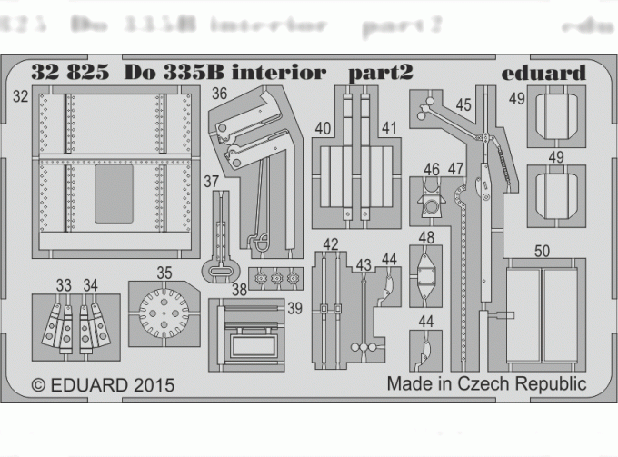 Фототравление Do 335B interior S. A.