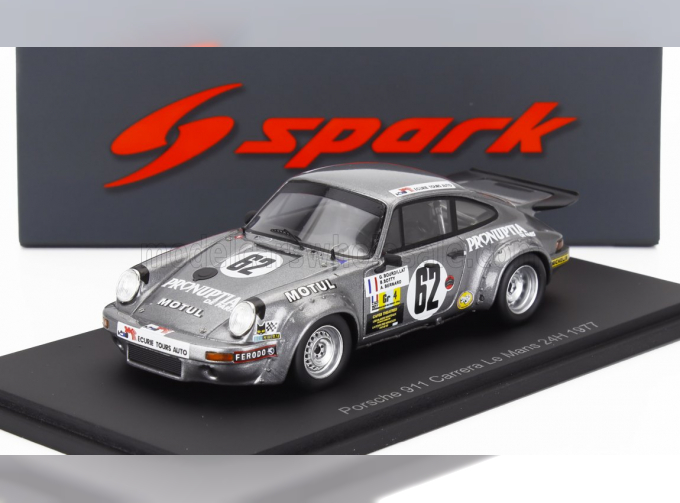 PORSCHE 911 934 3.0l F6 Team G.bourdillat N 62 24h Le Mans (1977) Georges Bourdillat - Bruno Sotty - Alain Michel Bernhard, Grey