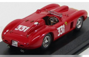 FERRARI 290mm №331 Targa Florio Giro Di Sicilia (1956) Castellotti - Rota, Red Yellow