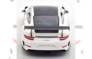 PORSCHE 911 (991 II) GT3 RS Weissach Package (2019), white/carbon-grau