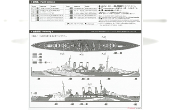 Сборная модель British Heavy Cruiser Kent