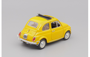 FIAT 500, yellow