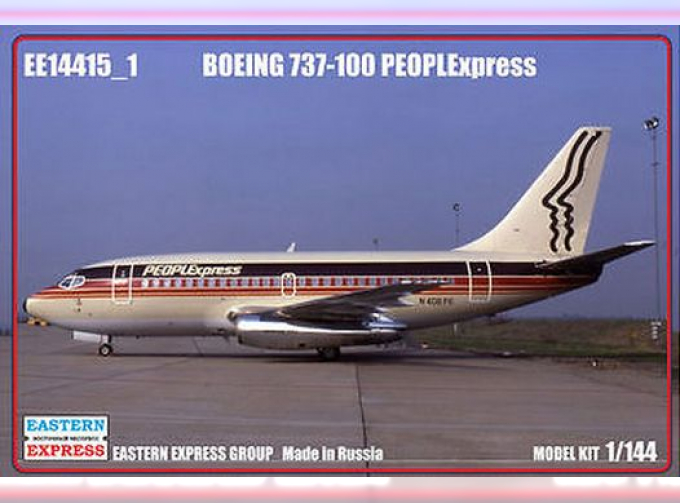 Сборная модель Авиалайнер Boeing 737-100 (PeopleExpress)