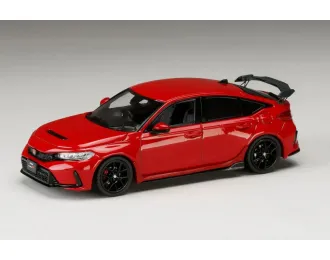 HONDA Civic type r (fl5) racing black package with genuine optional parts (2022), flame red