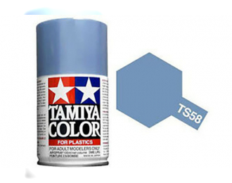 Краска спрей голубой перламутровый TS-58 Pearl Light Blue (в баллоне), 100 мл.