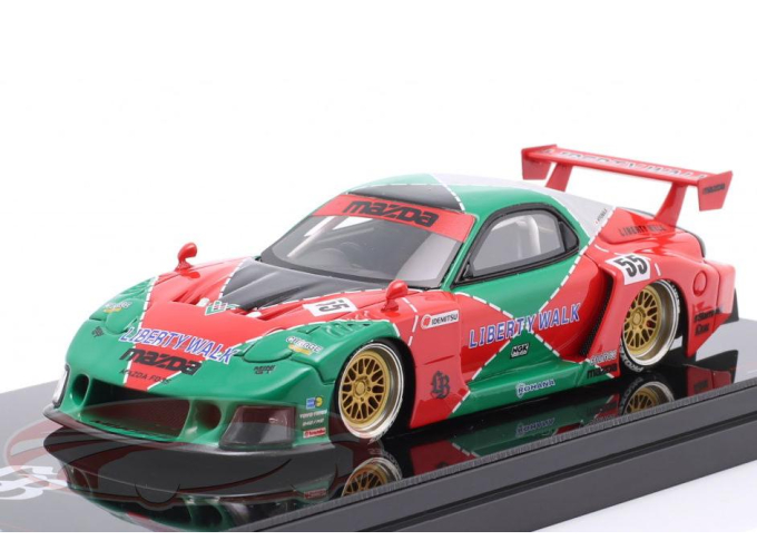 MAZDA RX7 №55 LB-Super Silhouette 787B (2024), red/green
