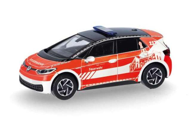 VOLKSWAGEN ID.3 Feuerwehr Kassel, red / white