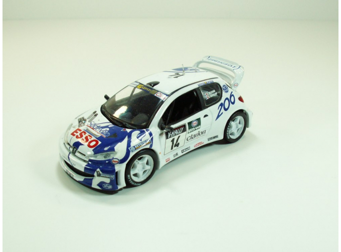 PEUGEOT 206 WRC F.Delecour-D.Grateloup Tour de Corse (1999), белый