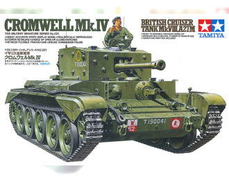 Сборная модель Английский средний крейсерский танк Mk.VIII Кромвель Mk.IV, индекс разработки A27M (Meteor) с фигурой командира