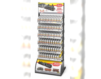 Rail Center Range RACK (33 weathering items + 45 acrylic items x 6 pcs. each) – Discount Included