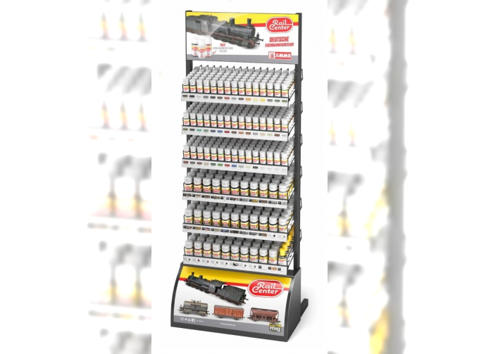 Rail Center Range RACK (33 weathering items + 45 acrylic items x 6 pcs. each) – Discount Included