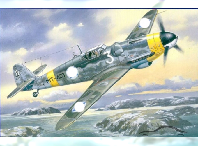 Сборная модель Мессершмитт Bf-109 G-6
