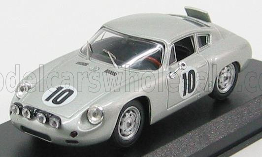 PORSCHE 1600gs Abarth Team Pablo Picasso N 10 Rally Dos Catalunas 1965 Hospitalier - Perie, Silver