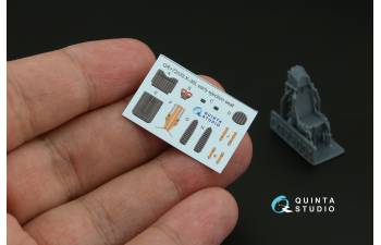 3D Декаль интерьера кабины Су-25 (Звезда) (с 3D-печатными деталями)