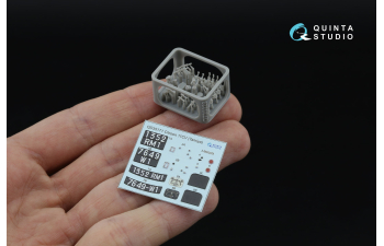 3D Декаль интерьера кабины Citroen 11CV (Tamiya) (с 3D- печатными деталями)