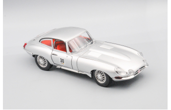 JAGUAR E-Type, серебристый, 19 см.