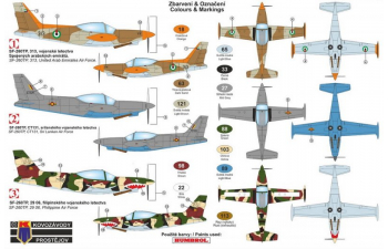 Сборная модель Самолет SIAI-Marchetti SF.260TP