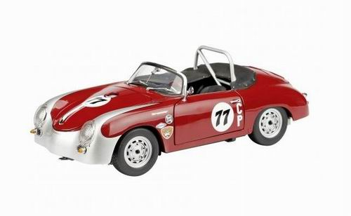 PORSCHE 356 A Speedster 77 - Bruce Jennings 1955 (тираж 1000шт.), red