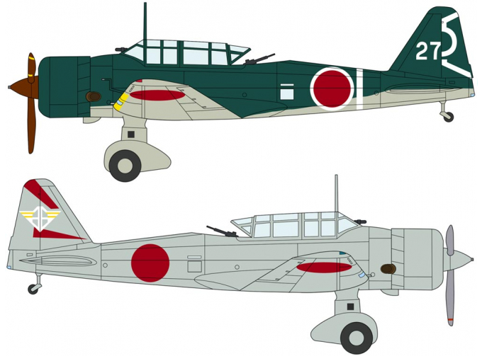 Сборная модель Самолет KI-51 Type 99 Sonia combo