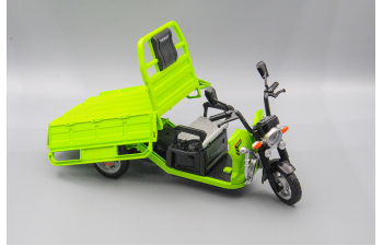 Трицикл электро, светло-зелёный, 24 см