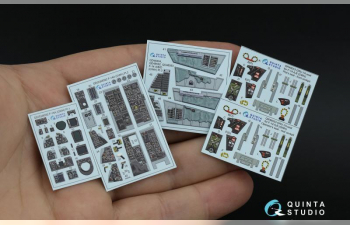 3D Декаль интерьера кабины F-14A Tomcat (GWH)