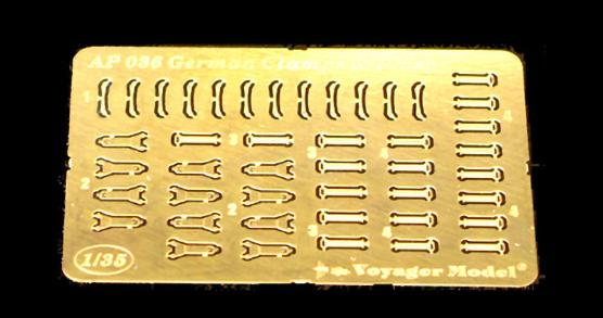 Фототравление современные немецкие зажимы и застежка