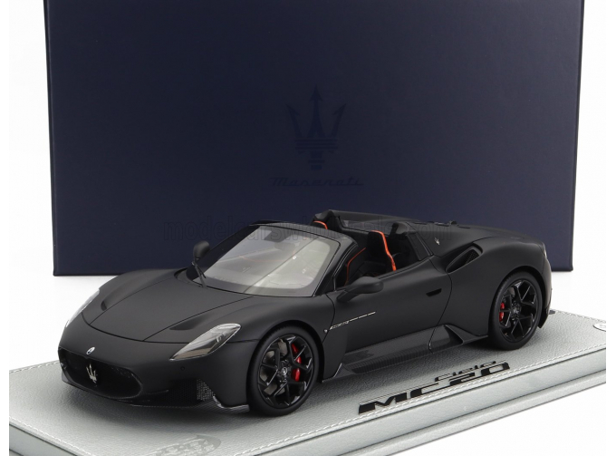 MASERATI Mc20 Cielo Spider (2022) - Con Vetrina - With Showcase, Matt Black