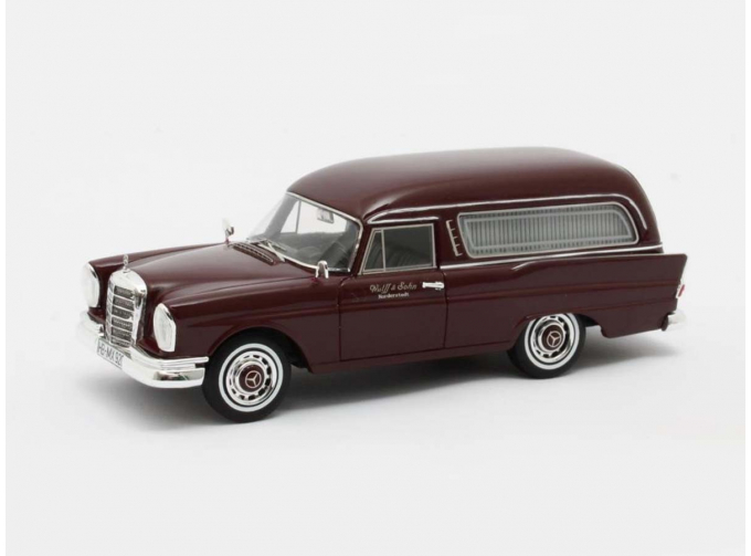 MERCEDES-BENZ 220SE (W111) Pollmann Hearse (катафалк) 1966 Maroon