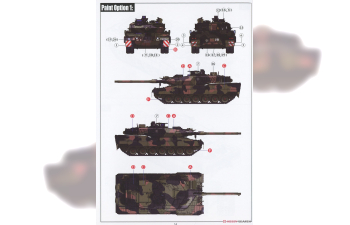 Сборная модель German Main Battle Tank Leopard 2 A7