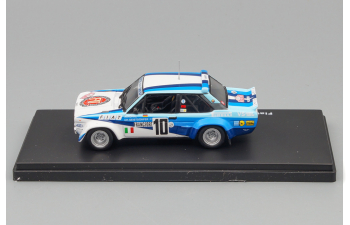 FIAT 131 Abarth Team Fiat Italia N10 Winner Rally Montecarlo (1980) W.Rohrl - C.Geistdorfer, White 2 Tone Blue