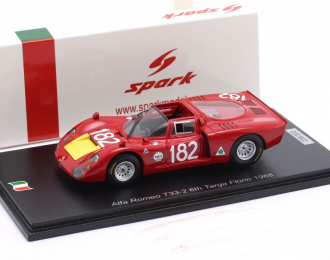 ALFA ROMEO T33/2 № 182 6th Targa Florio Baghetti, Biscaldi (1968)