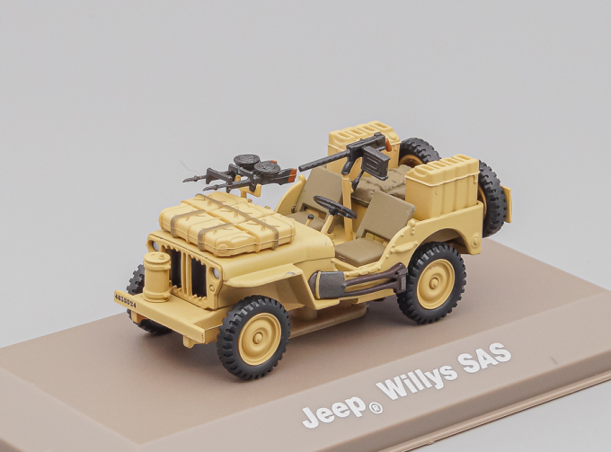 JEEP Willys SAS, sand