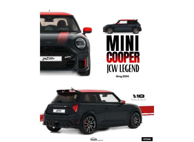 Mini Cooper JCW Legend *Resin series*, grey 2024