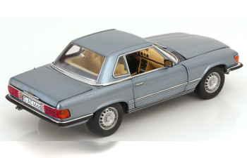 MERCEDES-BENZ 350 SL R107 Hardtop (1977), light blue-metallic