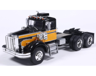 Autocar A64 tractor truck 3-assi (1965), black 