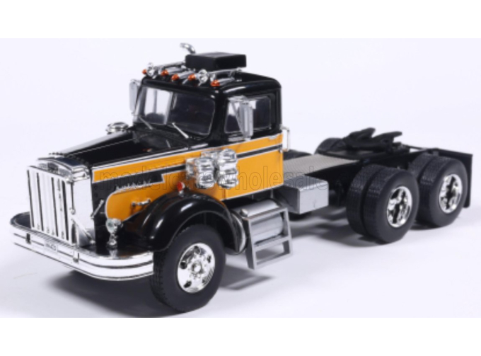 Autocar A64 tractor truck 3-assi (1965), black 