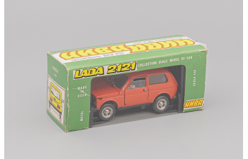 ВАЗ 2121 Нива, оранжевый