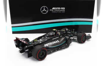 MERCEDES-BENZ GP F1 W14 Team Mercedes-amg Petronas Formula One №44 2nd Australian Melbourne Gp With Pit Board (2023) Lewis Hamilton, Matt Black