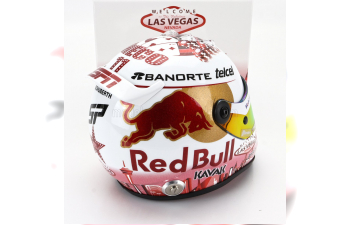 SCHUBERTH HELMET Casco Helmet F1 Sergio Perez Team Oracle Red Bull Racing №11 Las Vegas Gp (2023), White Gold Red