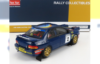 SUBARU Impreza 555 (night Version) N2 Winner Rally New Zeland (1994) C.Mcrae - D.Ringer, Blue