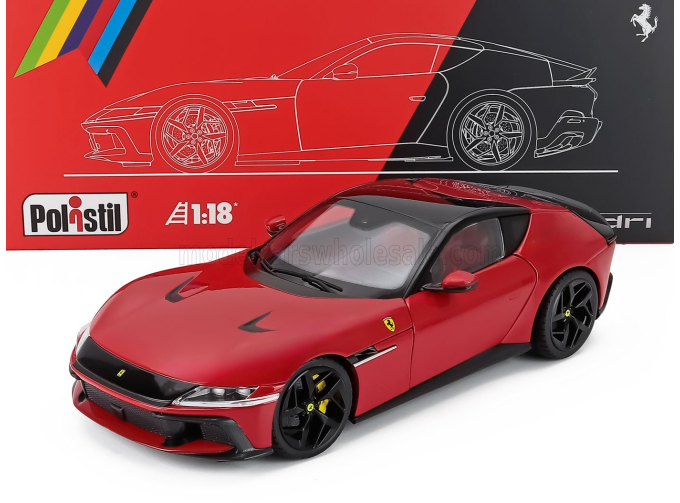 FERRARI 12cilindri (2024) - With Showcase - Numbered One By One, Rosso Corsa - Red