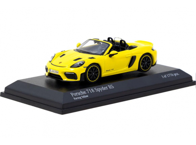 PORSCHE 718 (982) Spider Rs Open (2023), Racing Yellow