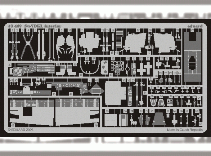 Фототравление Su-7BKL interior