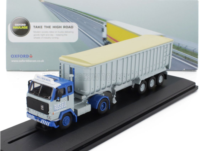 VOLVO F88, Russell Transport (1969), grey/blue