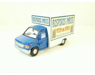 FORD Econoline E-350XL Fast Food Van, Platinum Series 1:43, синий
