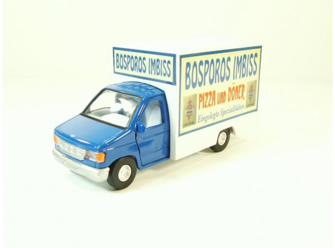 FORD Econoline E-350XL Fast Food Van, Platinum Series 1:43, синий