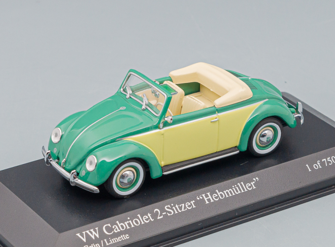 VOLKSWAGEN Hebmüller Cabriolet (1949), green / lemon